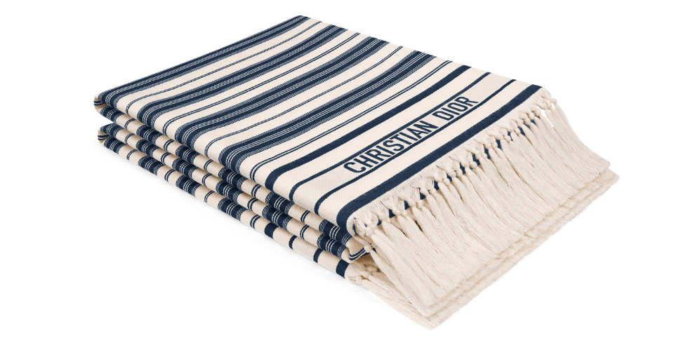 Dioriviera Blue Bayadere Hammam Towel