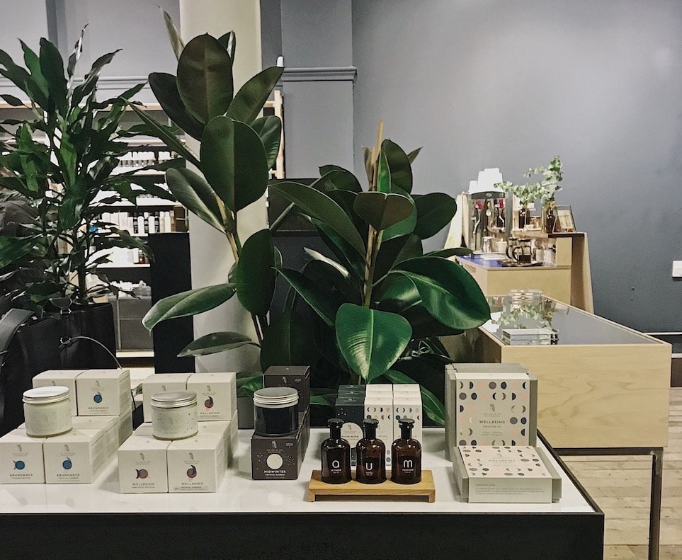 Inside the Content Beauty store in Fitzrovia