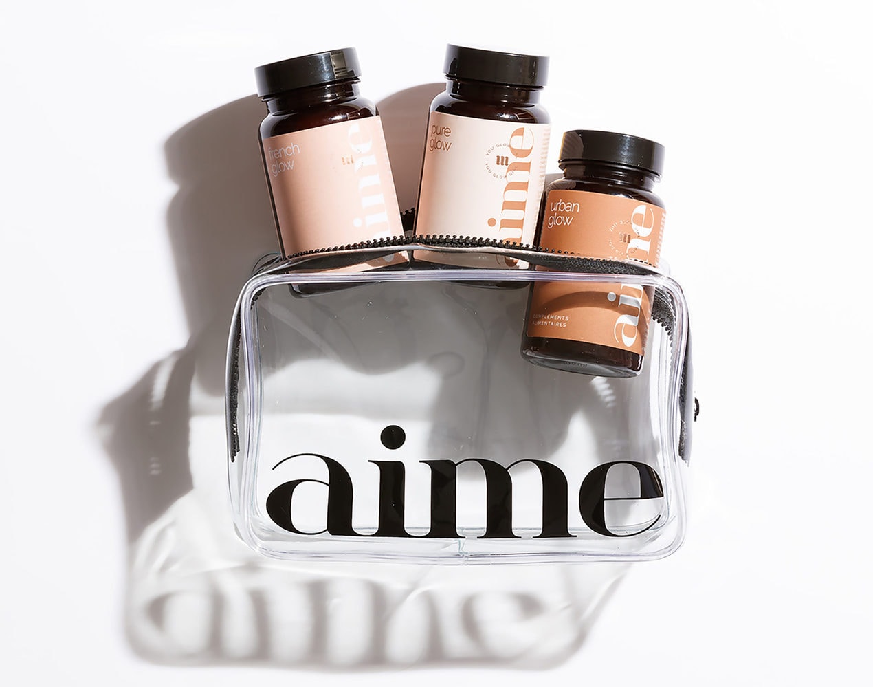 French wellness brand Aime, whose supplements help improve gut health and boost glowing skin, invite you to explore their London boutique