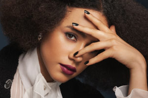 BEAUTY & WELLNESS Nathalie Emmanuel models the latest Chanel AW19 looks for The Glossary Gothic Romance 5