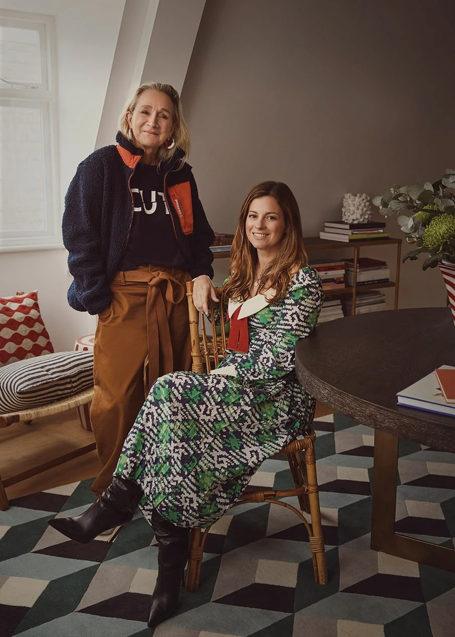 The Collagerie Founders Lucinda Chambers And Serena Hood