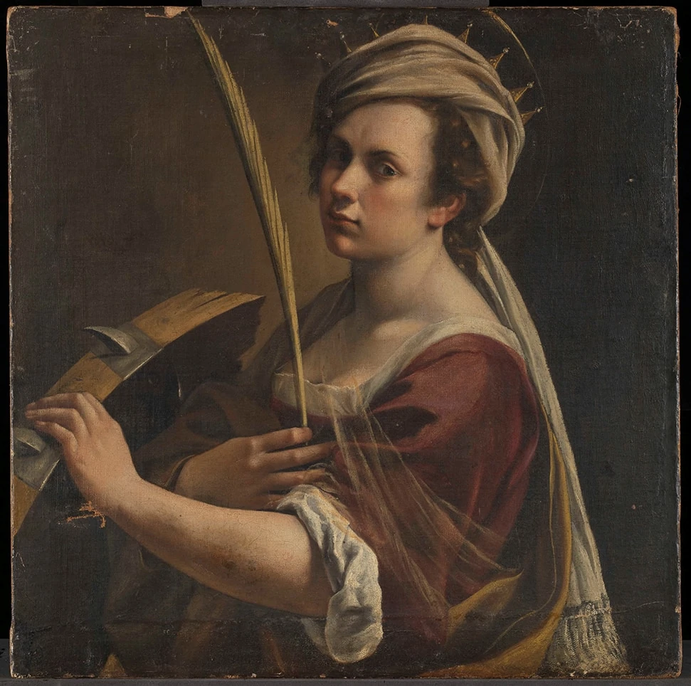 Artemisia Gentileschi (1593 – 1654 Or Later) Self Portrait As Saint Catherine Of Alexandria