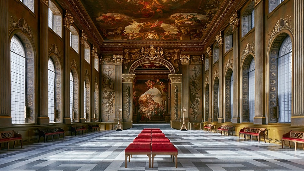 The Painted Hall At The Old Royal Naval College
