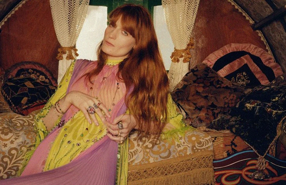 Florence Welch Wears A Gucci Dress As Part Of Their Campaign 