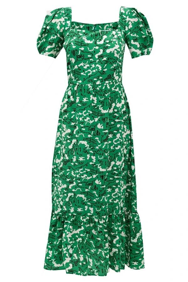 HNV green dress, as part of The Glossary's best summer dresses edit