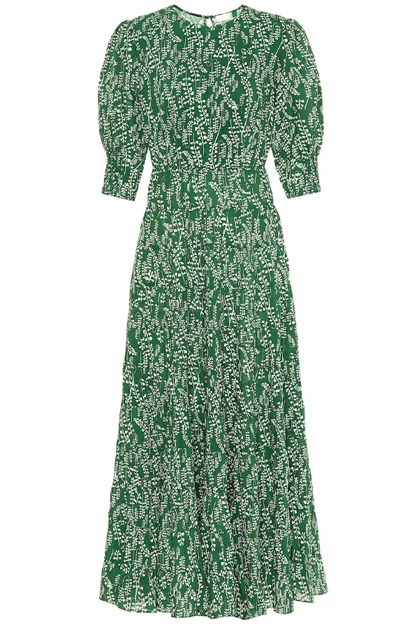 Rixo green dress, as part of The Glossary's best summer dresses edit