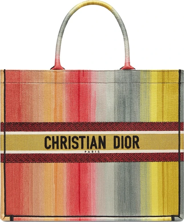 Christian Dior Rainbow Tote Bag