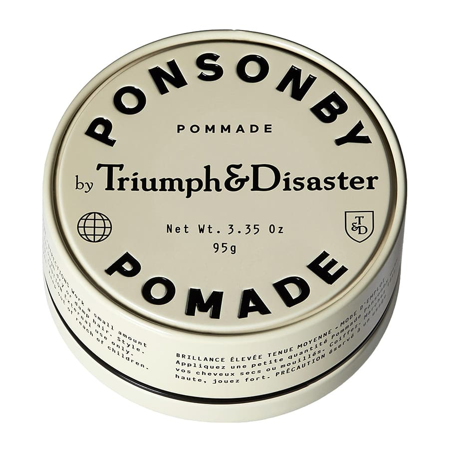 A guide to grooming: The essential products for the style conscious man Triumph and Disaster Ponsonby Pomade