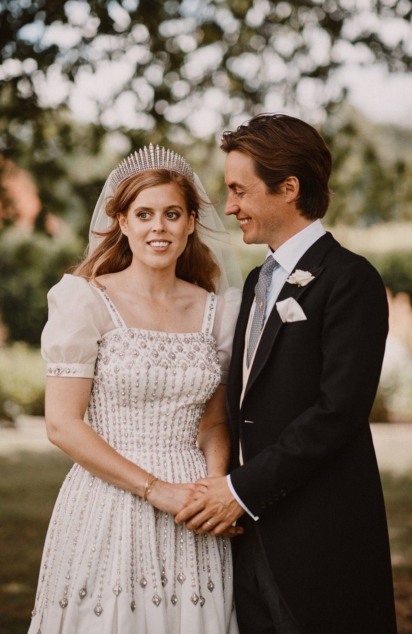 Princess Beatrice chose a vintage Norman Hartnell dress for her intimate Royal Wedding