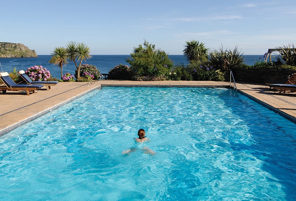 15 of the most delightful outdoor hotel pools in the UK The Nare Veryan–in–Roseland​