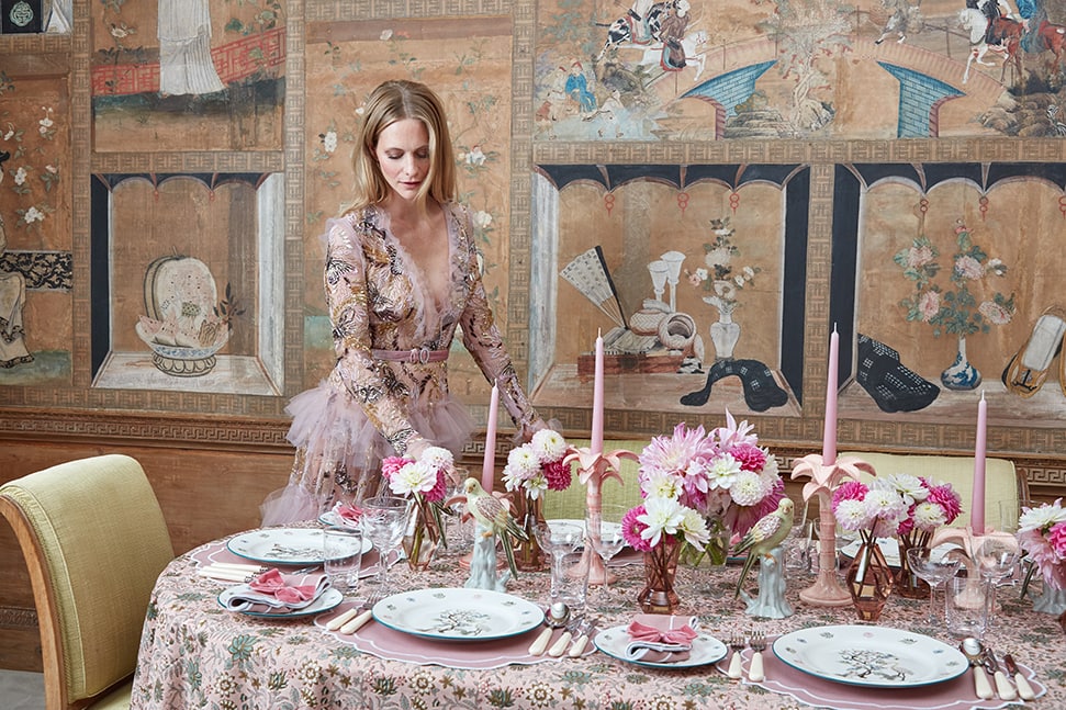 Tablescaping expert Alice Naylor-Leyland launches her first collaboration with Poppy Delevingne