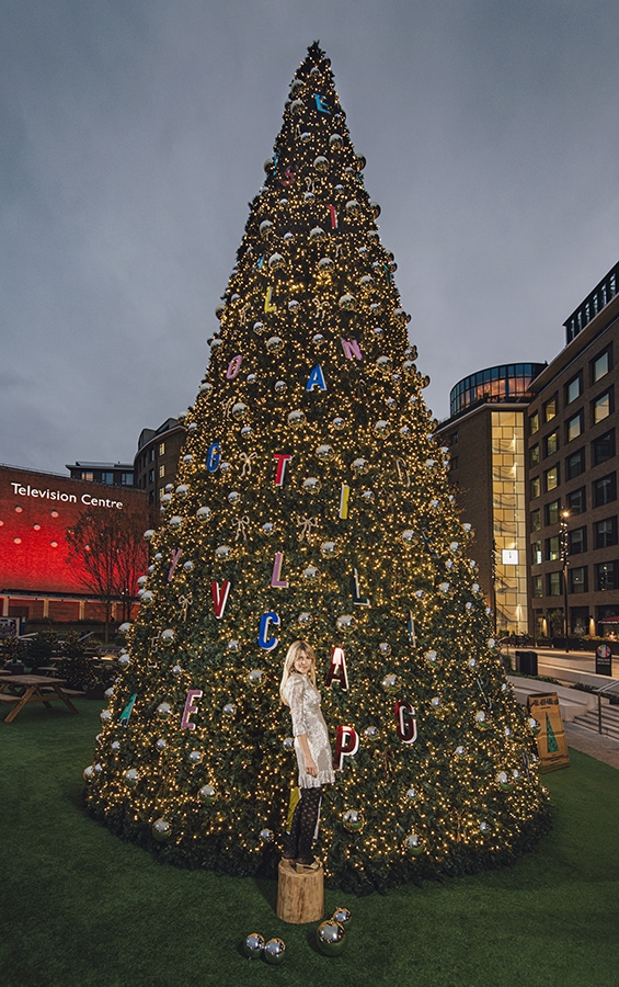 London's best Christmas lights and displays to see this festive season Matilda Goad x Christmas Tree TVC ©Charles Emerson 3