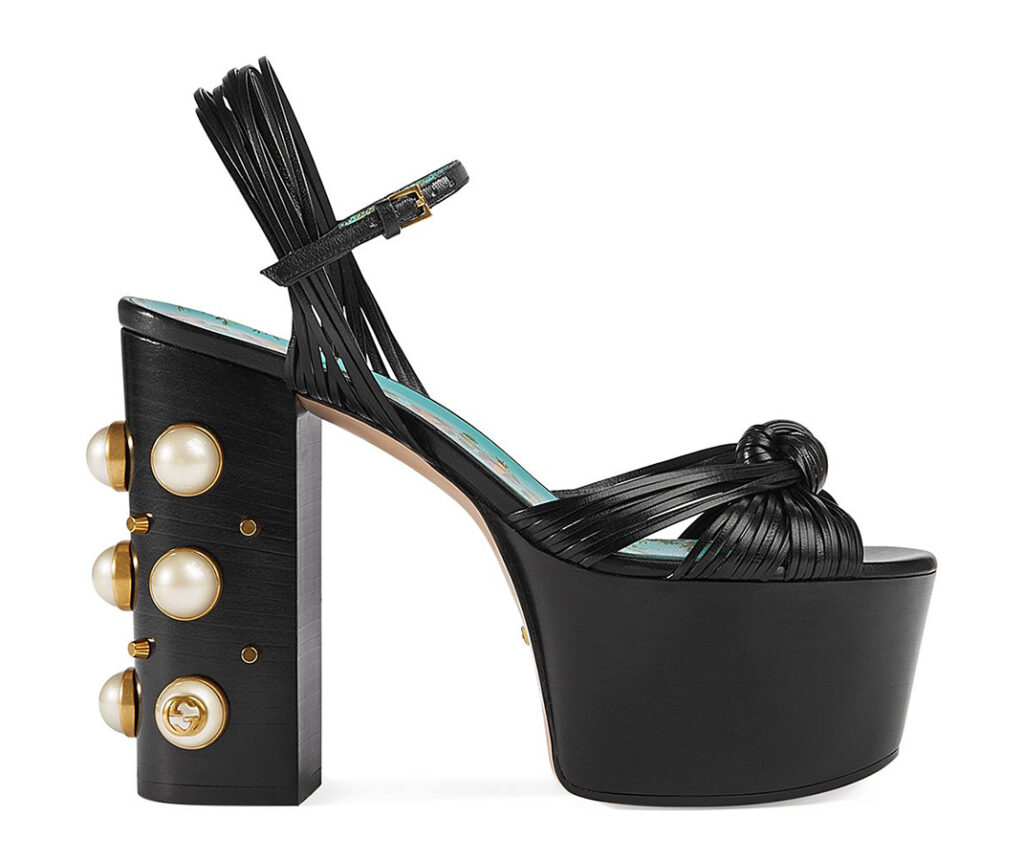 Last-minute luxury gifts to buy loved ones (and yourself) this Christmas Gucci knotted strap platform sandals 1074 Farfetch