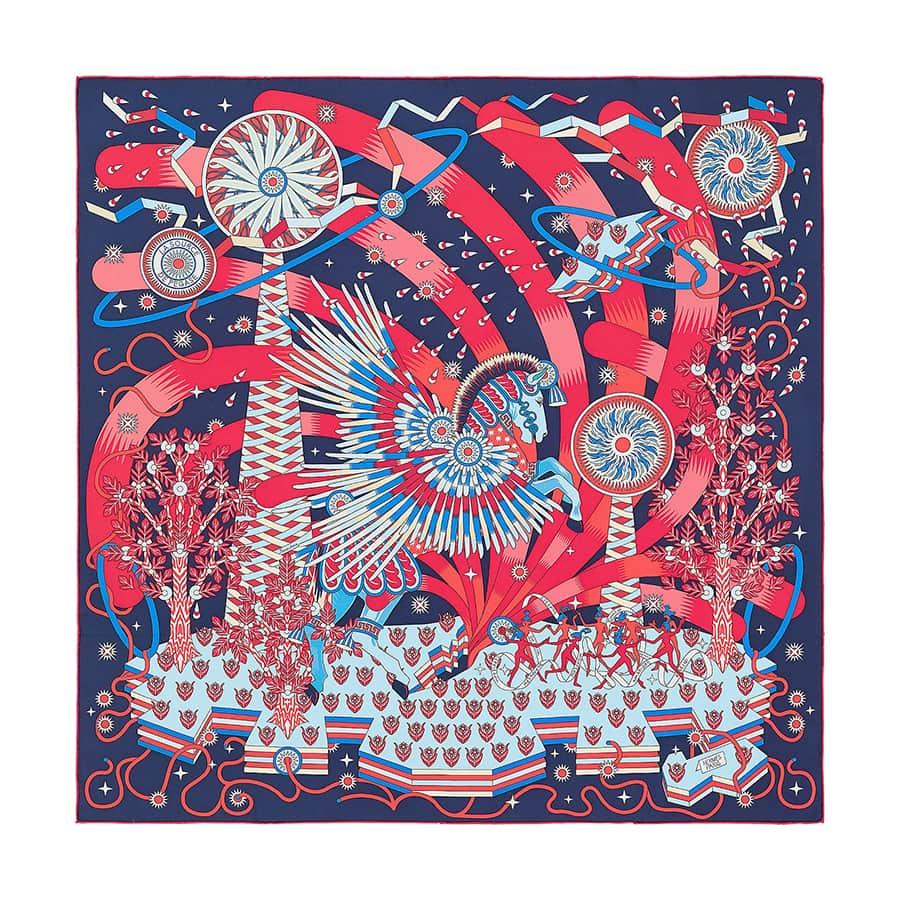 Last-minute luxury gifts to buy loved ones (and yourself) this Christmas HERMES La Source de Pegase scarf 90 345