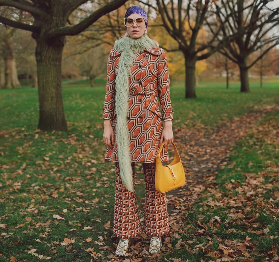 Vanessa Kirby, Alexa Chung And Celeste Take A Winter In The Park Walk With Gucci