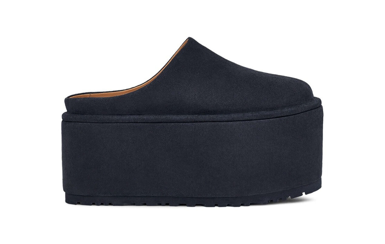 The new fashion collaborations we're excited to shop this spring UGG x Molly Goddard platform in navy
