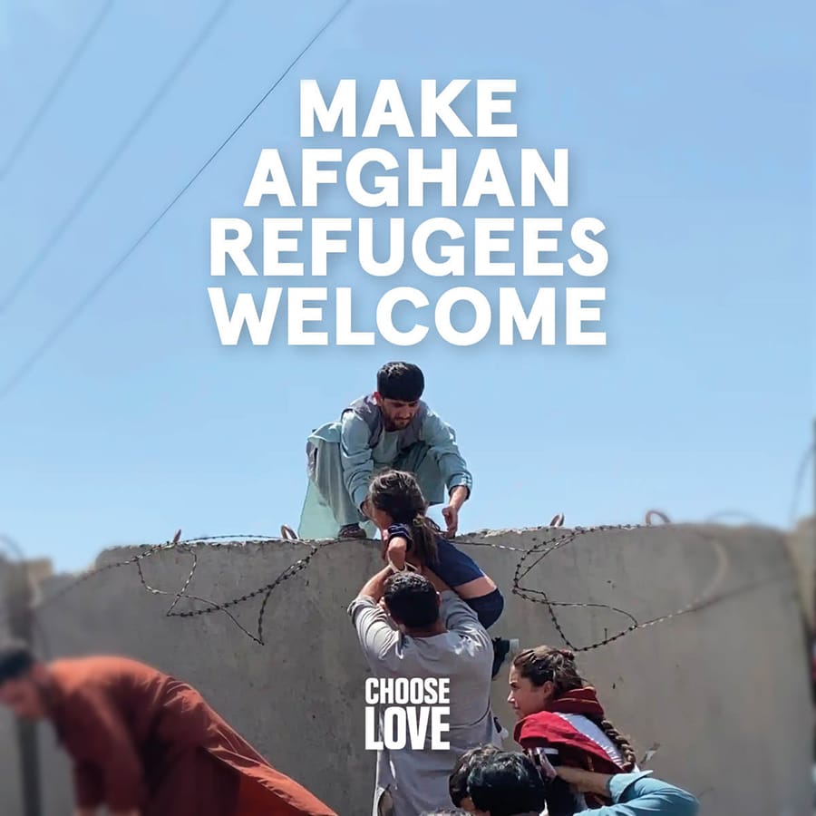 Help Afghan Refugees By Donating To Charities Such As Choose Love • Women For Women • Care4Calais • Thrift+ • British Red Cross