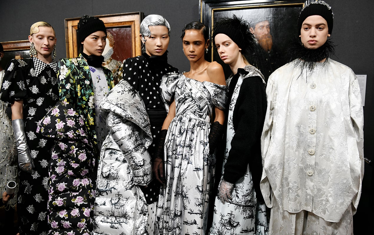 NEW IDEA Erdem LFW AW20. Backstage with Zoe Lower British Fashion Council