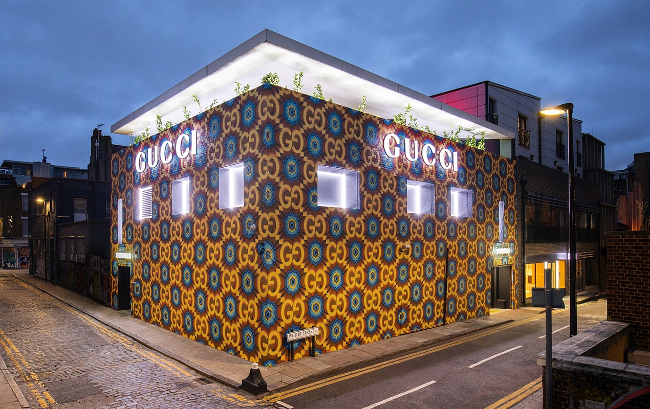 Gucci has launched Gucci Circolo, a fashion pop-up, multidisciplinary hub and cafe in Shoreditch, east London, as it celebrates it's 100th birthday