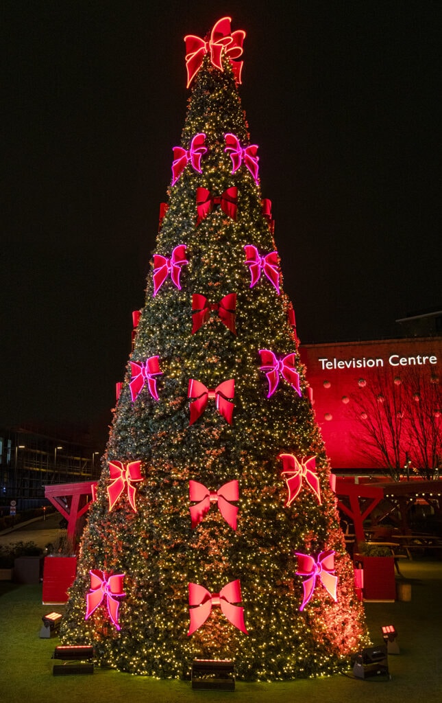 The most spectacular Christmas trees in London to visit this festive season Fiona Leahy x Christmas Tree TVC ©Charles Emerson