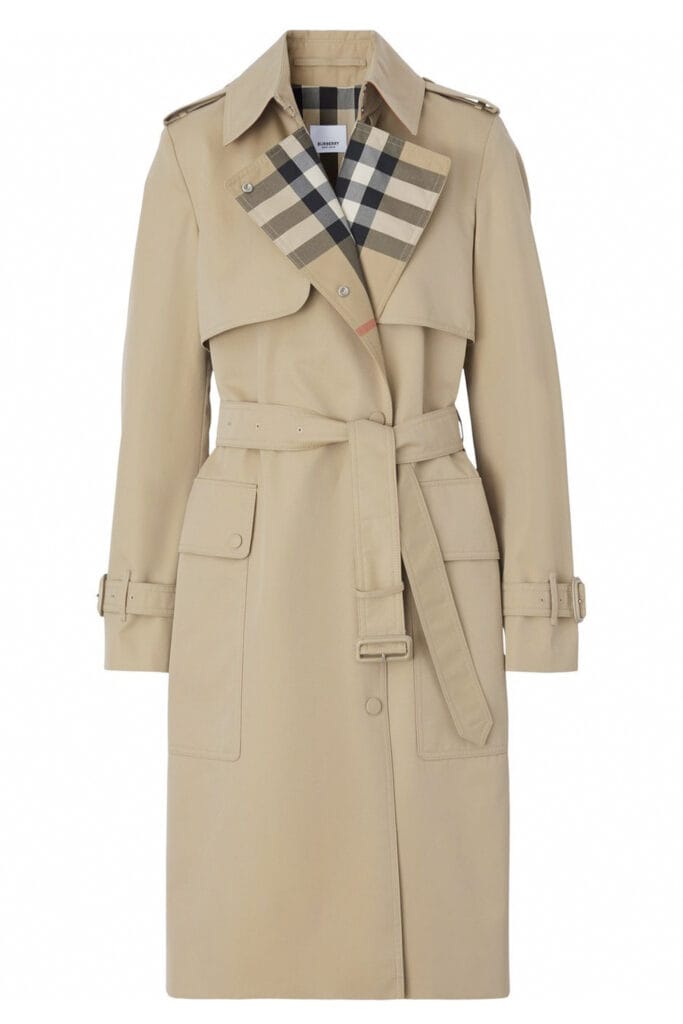 25 fashion editor approved new coats to invest in this season Burberry gabardine trench coat 1890 FAR