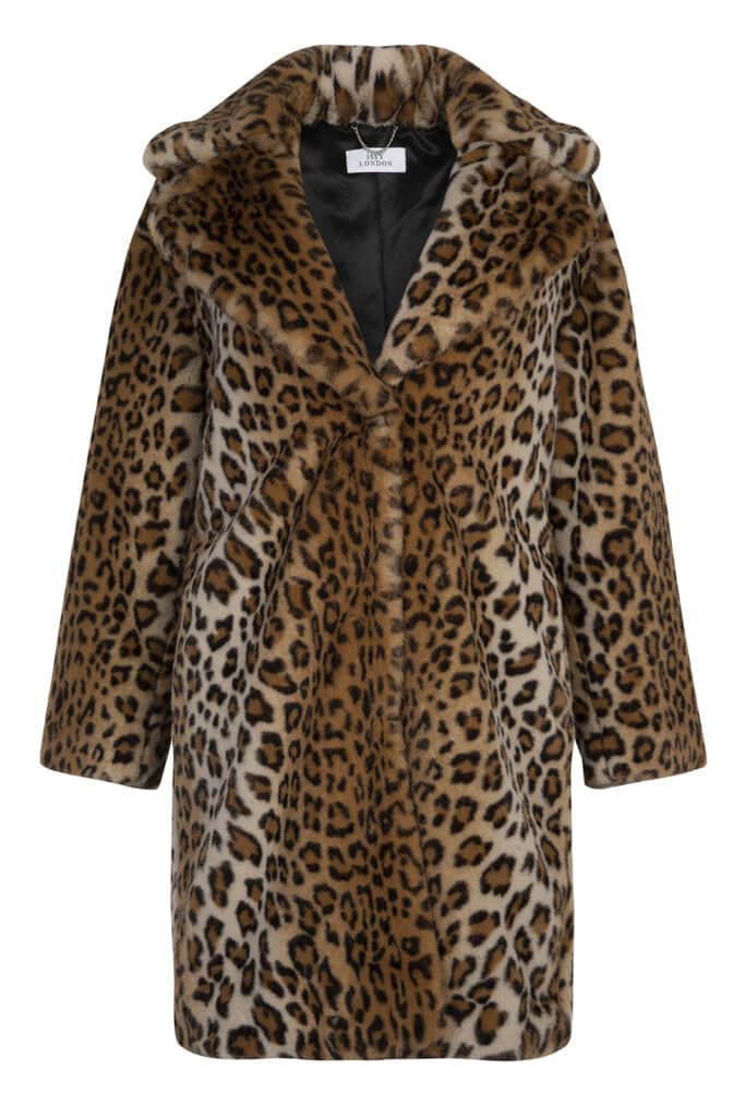 25 fashion editor approved new coats to invest in this season ISSY LONDON LORETTA Leopard 209