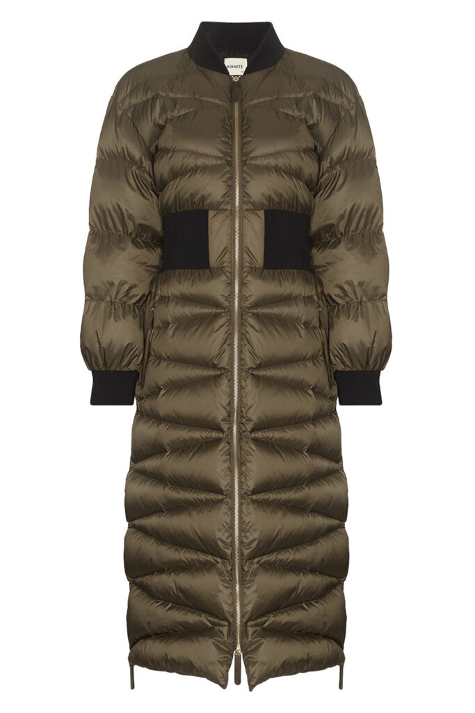 25 fashion editor approved new coats to invest in this season KHAITE Jermaine zip up puffer coat 1465 FAR