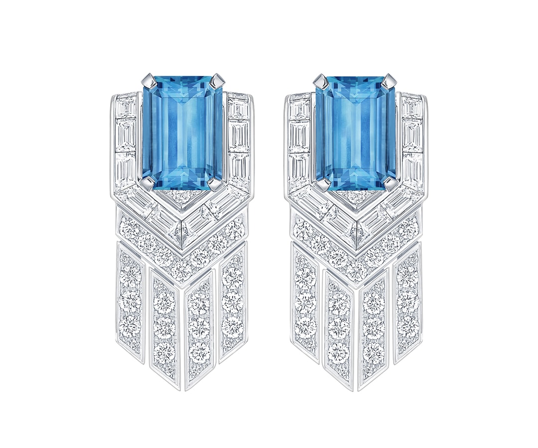 March birthstone: Exquisite aquamarine jewellery to shine in this spring LV Q06064 Front view March Birthstone
