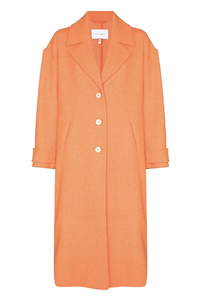 25 fashion editor approved new coats to invest in this season Mira Mikati Cornwall single breasted coat 895 FAR