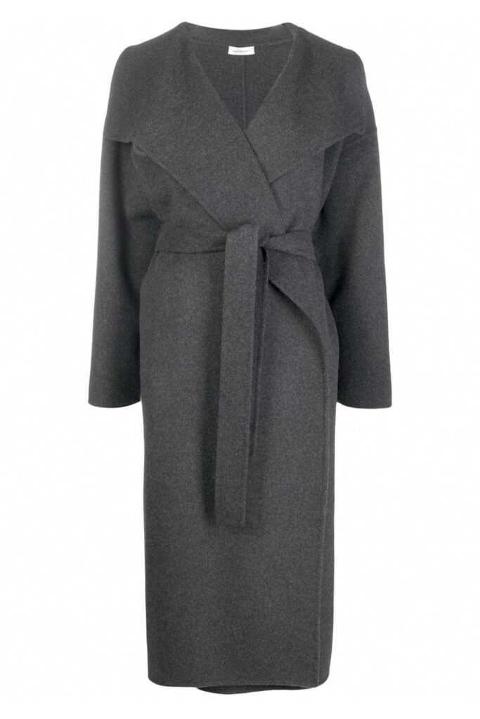 25 fashion editor approved new coats to invest in this season There Was One oversized lapel belted long coat 1390 FAR