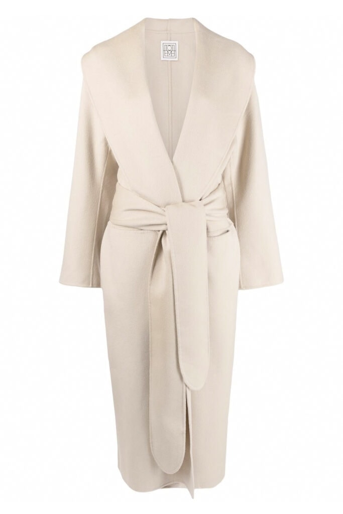 25 fashion editor approved new coats to invest in this season Totême belted maxi coat 800 FAR
