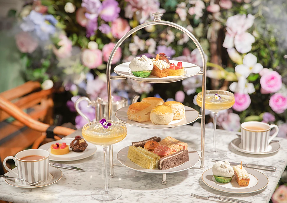 This spring's most delightful new afternoon teas in London to book now Dalloway Terrace Spring Reverie Afternoon Tea 01