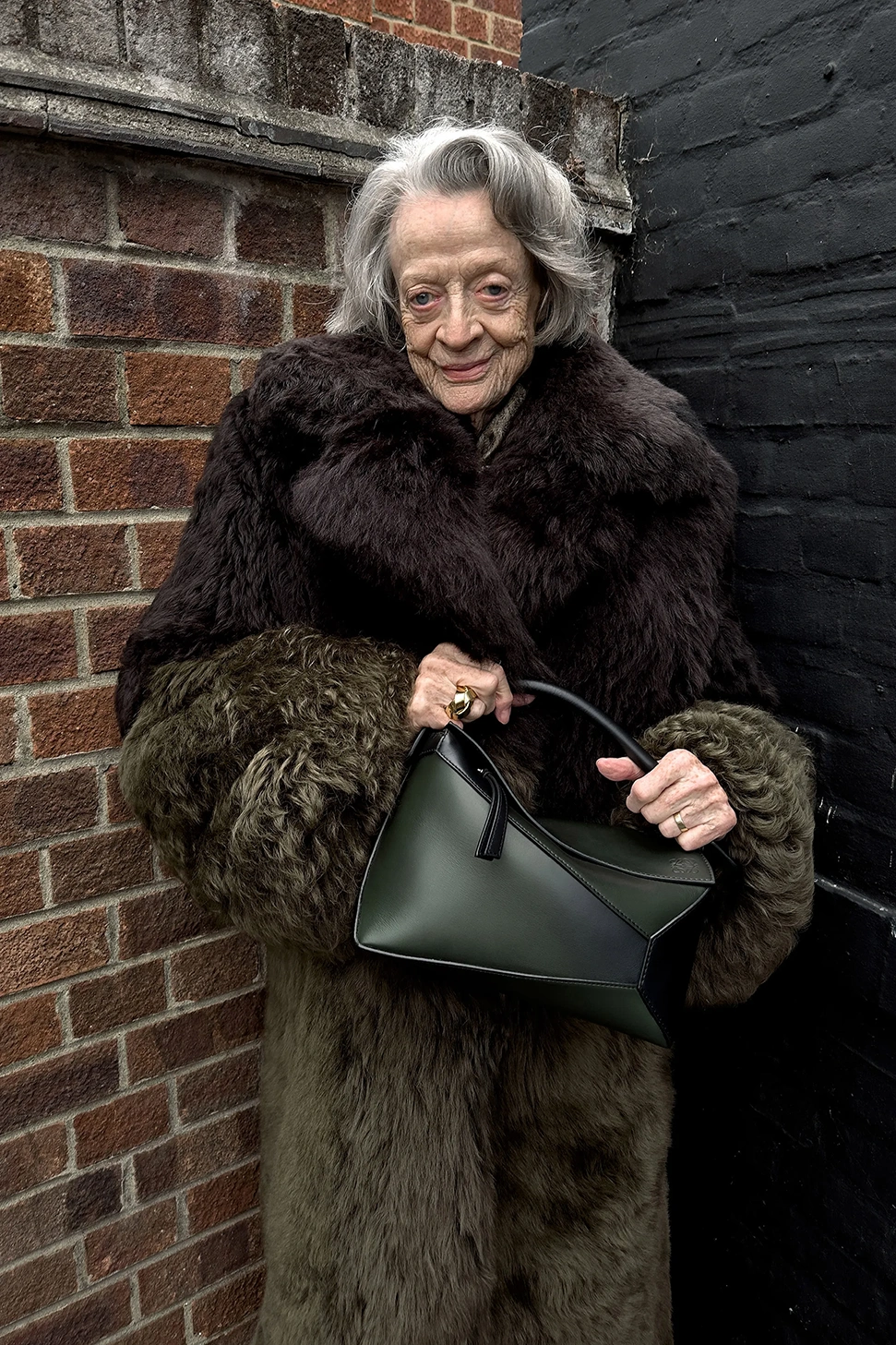 Maggie Smith Stars In The Loewe Ss24 New Fashion Campaign
