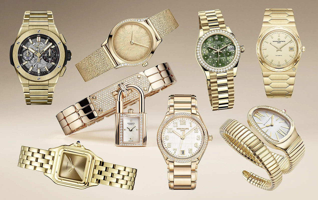 Glamorous Gold Watches That Channel the 70s Trend