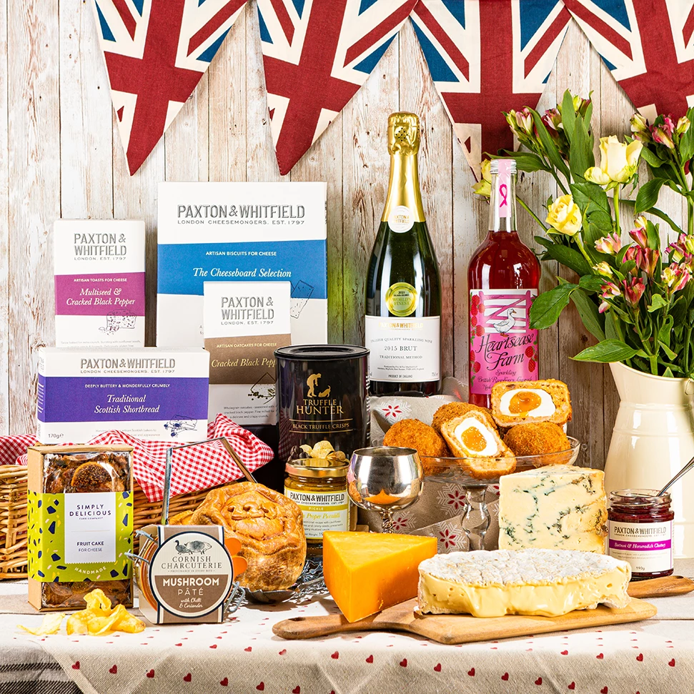 7 of the most decadent Platinum Jubilee hampers to toast Her Majesty in style