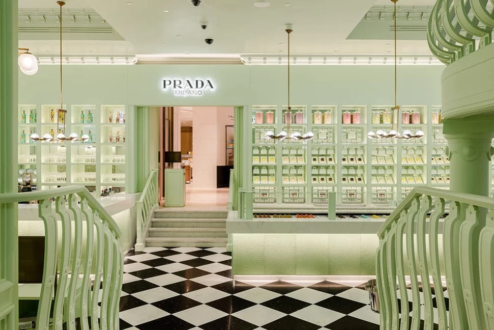 Prada Caffè: Inside the new Prada cafe at Harrods in London